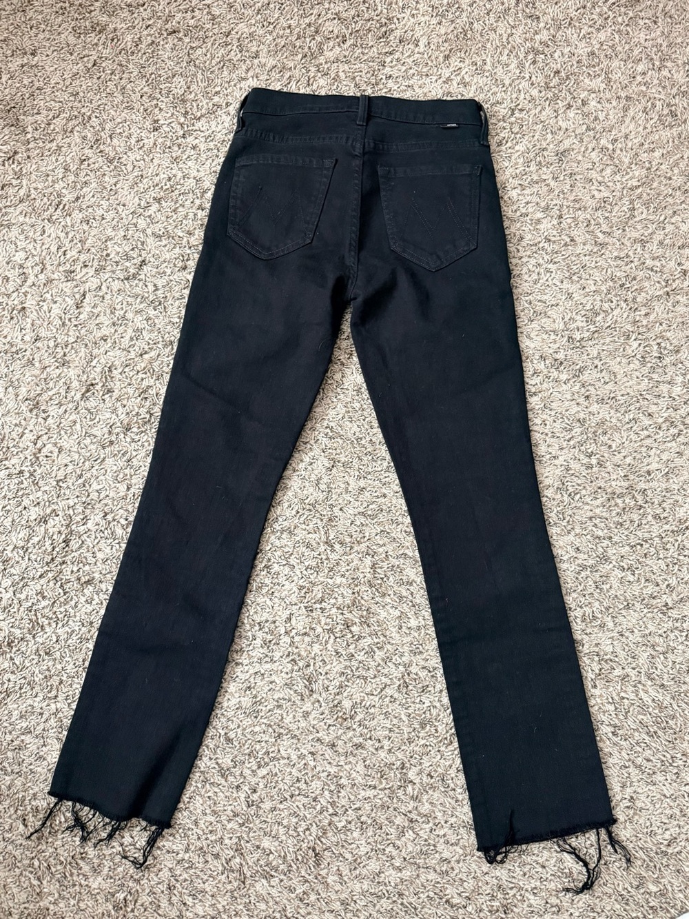 Mother The Rascal Ankle Frayed - Black - size 25 - Picture 3 of 5